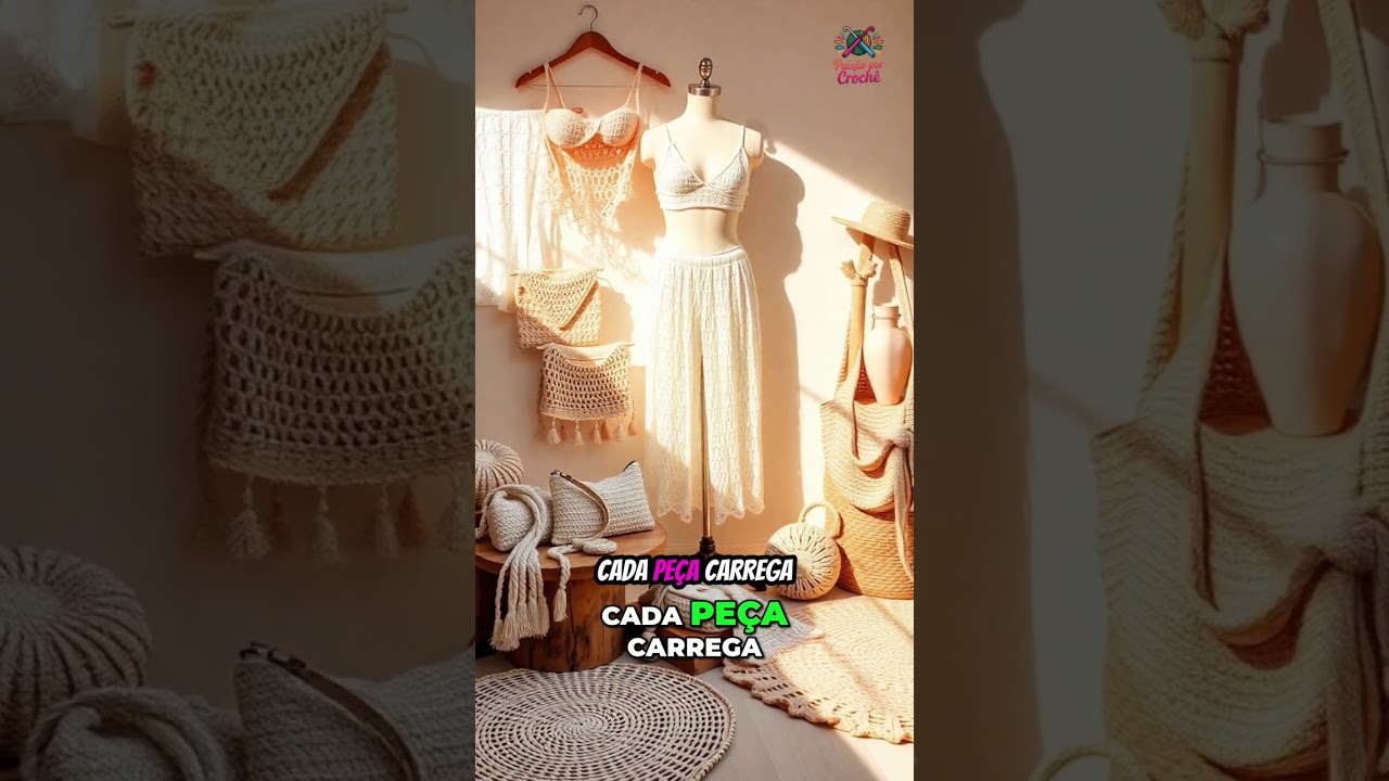 Croch&ecirc;: Tend&ecirc;ncia, Estilo e Oportunidade Criativa! #shorts