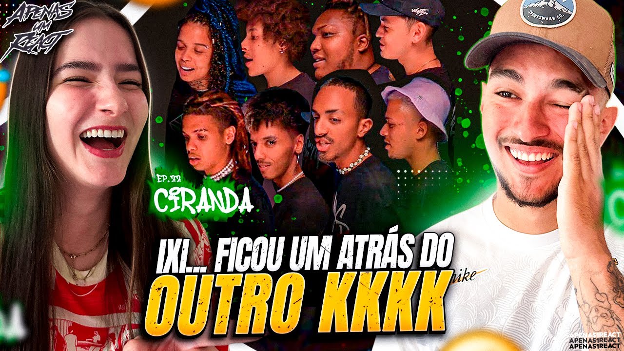 RODA DE FREESTYLE - EP.22: CIRANDINHA#01| Tropa da Vents | Apenas um react