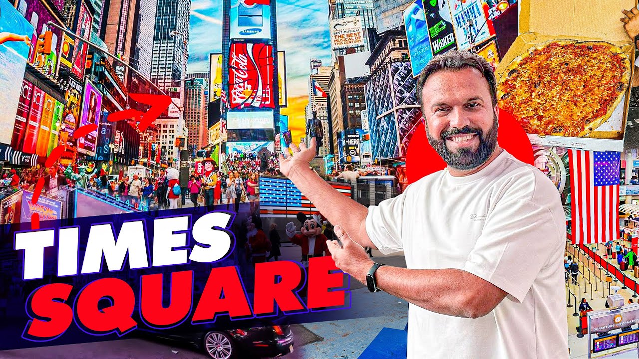 Finally Times Square New York City 🇺🇸 Ka Amazing Visit 🤩 night Tour 🥰 local food 🥘
