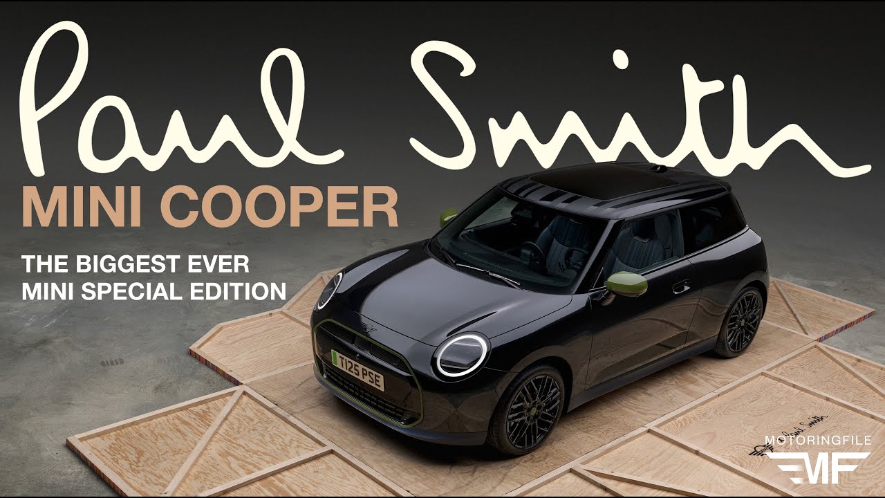 MINI Cooper Paul Smith Edition — самая масштабная специальная серия MINI за всю историю