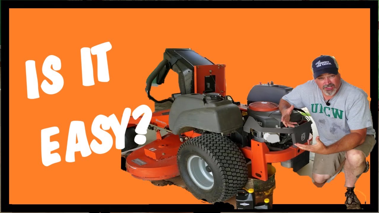 HUSQVARNA Oil Change ...Briggs and Stratton engine