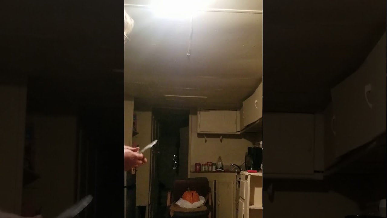 Throwing knives into a petrifying pumpkin