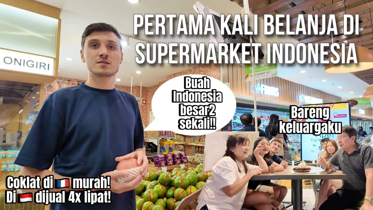 SUAMI BELANJA DI SUPERMARKET INDONESIA PERTAMA KALI, KAGET BUAHNYA DISINI JUMBO2