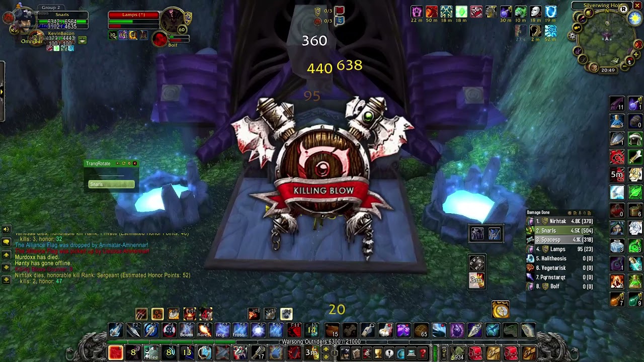 World of Warcraft Classic PVP BIS survival Hunter with guild mates.