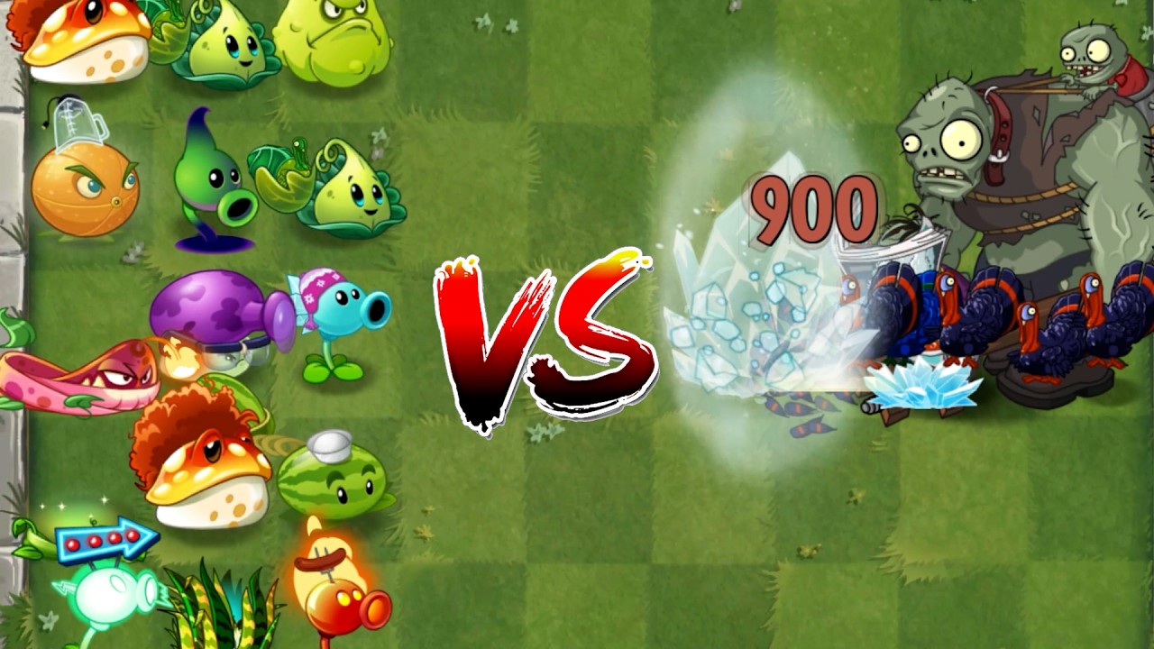 PvZ 2 - Random Team plant Vs Turkey & Gagantuar Zombies - Who will win ?#pvzgameplay #zombie