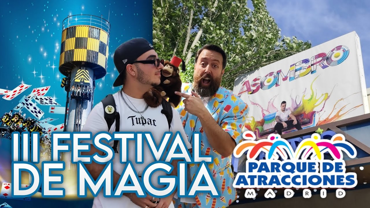 ¡Magia y coasters! 🪄🎢  | III Festival de magia | Vlog Parque de Atracciones de Madrid 2024
