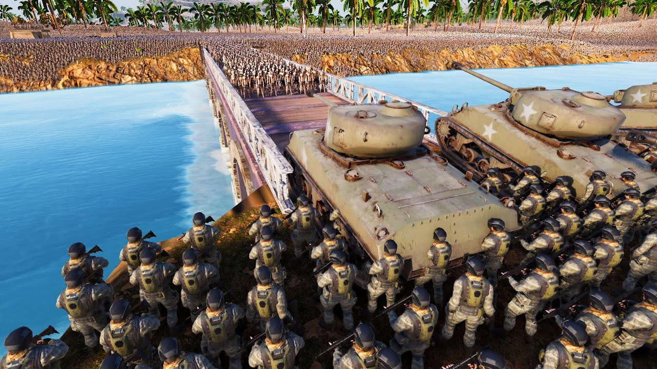 Can 300 Modern Soldiers Hold Bridge VS 4 MILLION ZOMBIES!? - Ultimate Epic Battle Simulator 2 UEBS 2