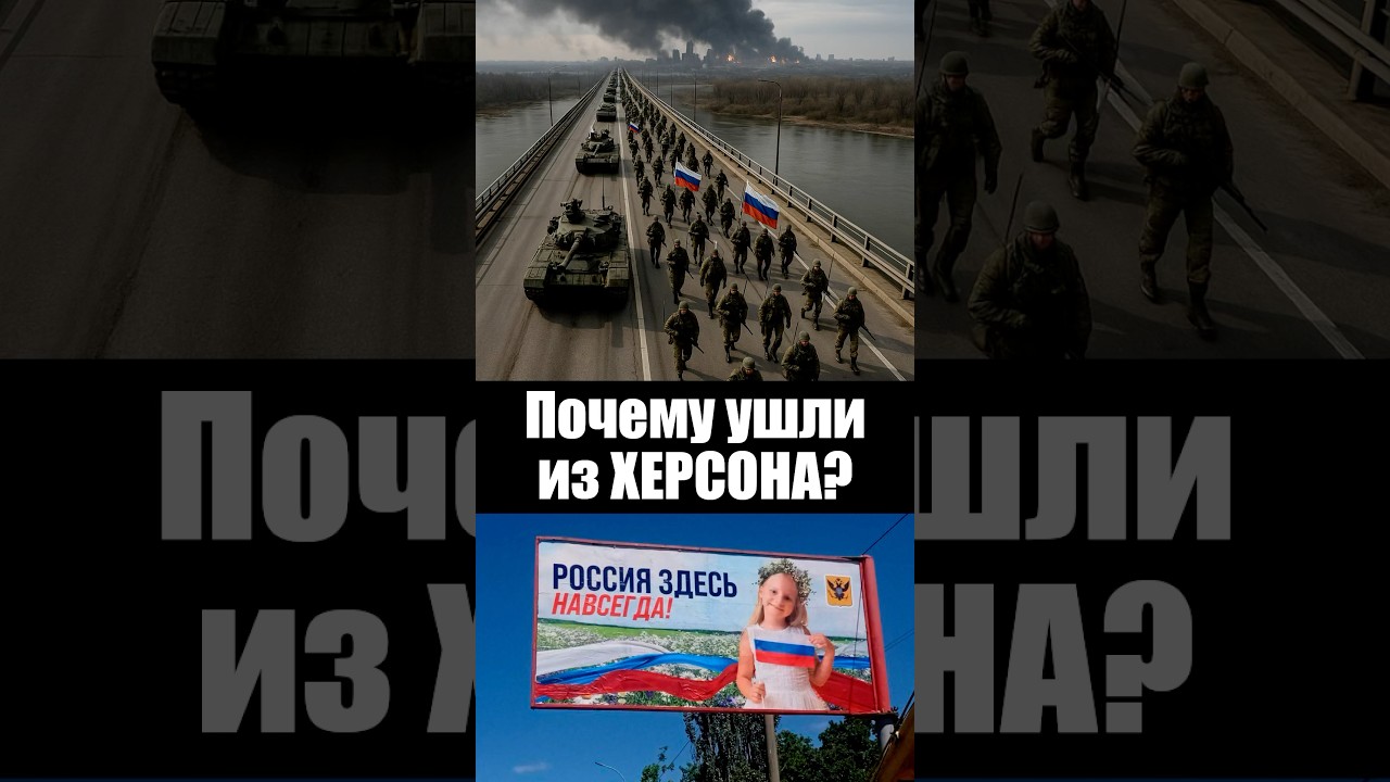 Почему РФ ушла из Херсона?