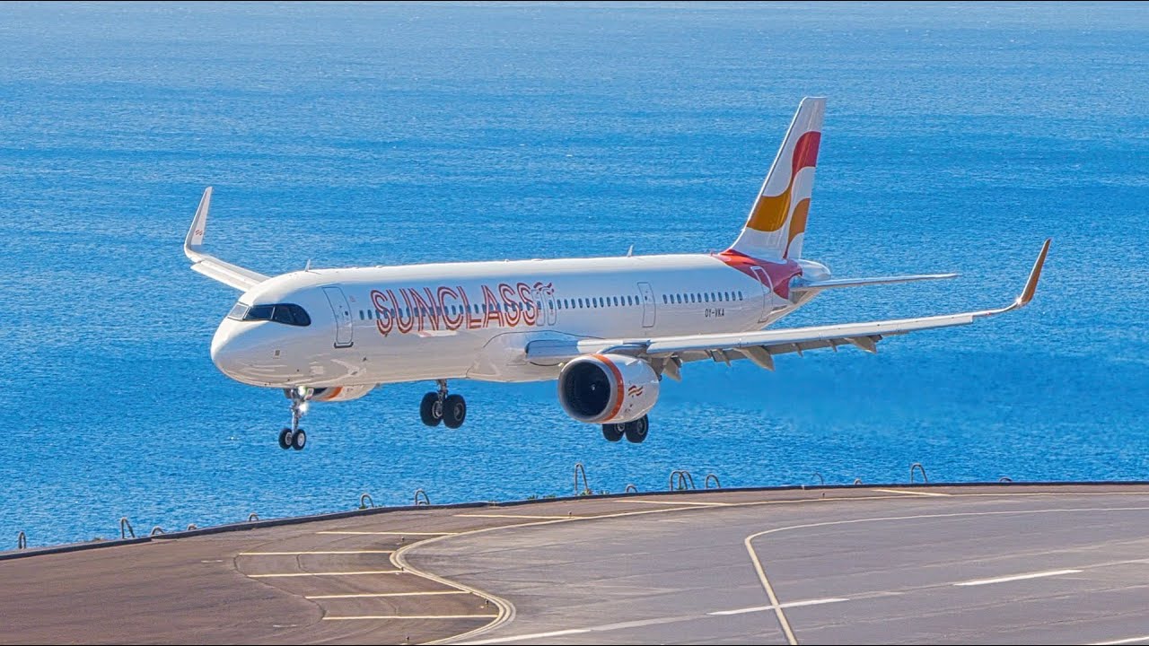BRAND NEW SUNCLASS AIRBUS A321N at Madeira Airport