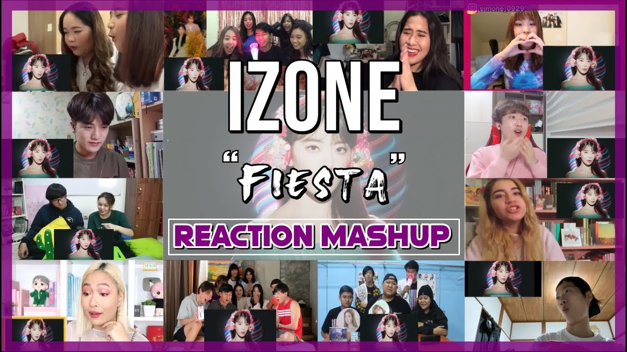 IZ*ONE (아이즈원) - 'FIESTA' MV - Reaction Mashup
