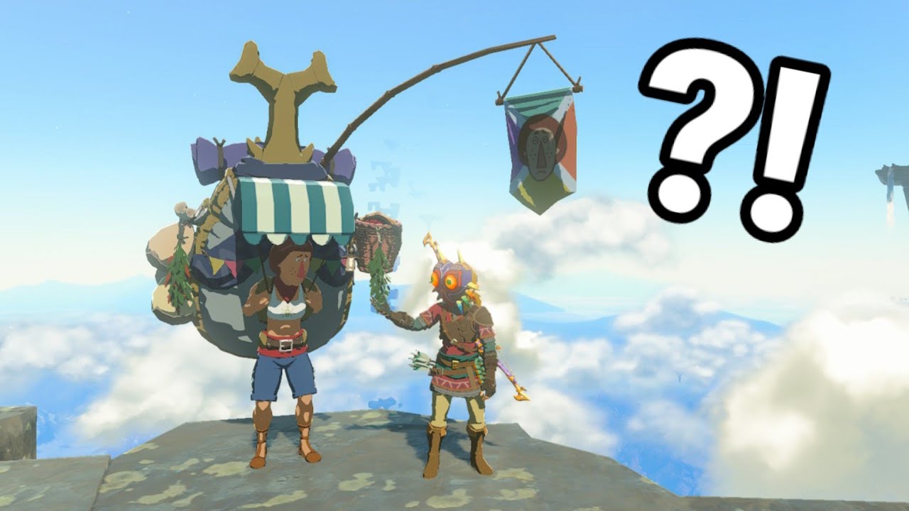 Taking an NPC to the SKY! | Zelda: Tears of the Kingdom