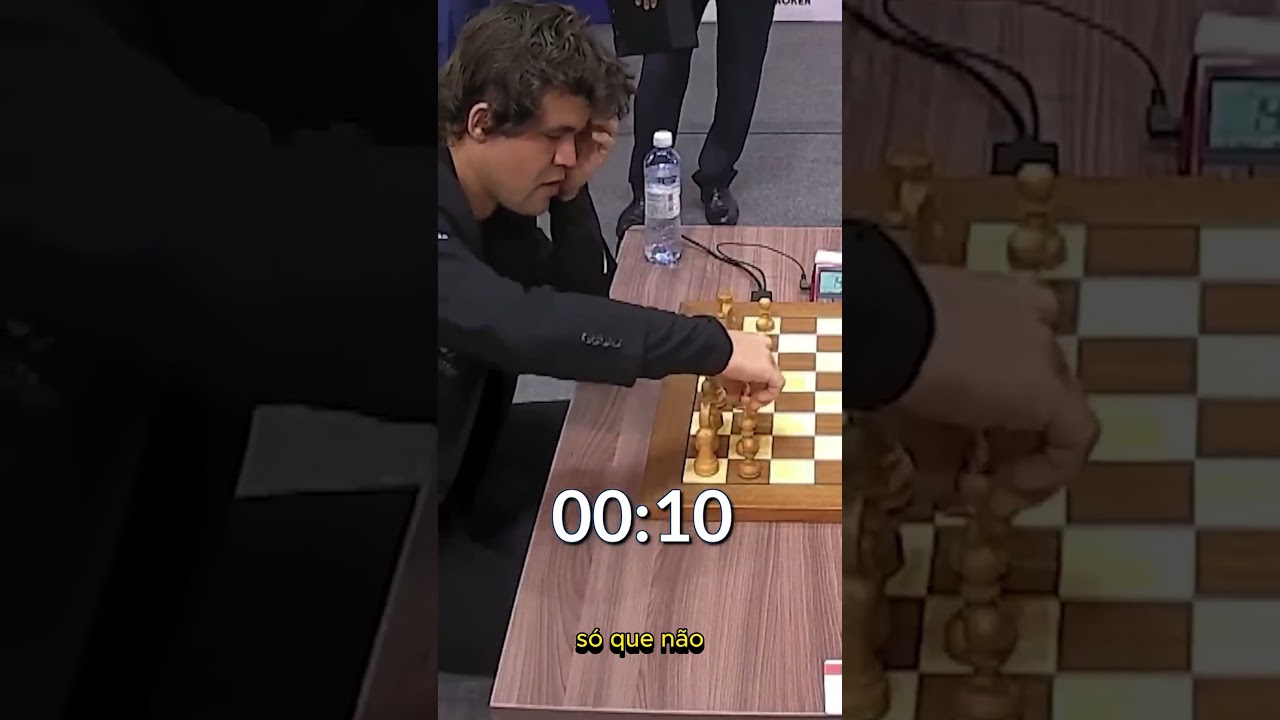 Magnus Carlsen humilha o oponente