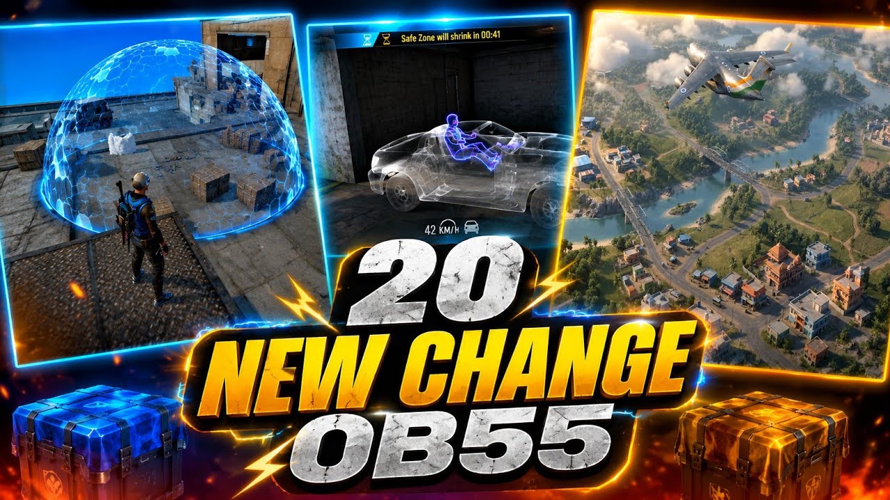20 New Changes Upcoming update OB55 😲