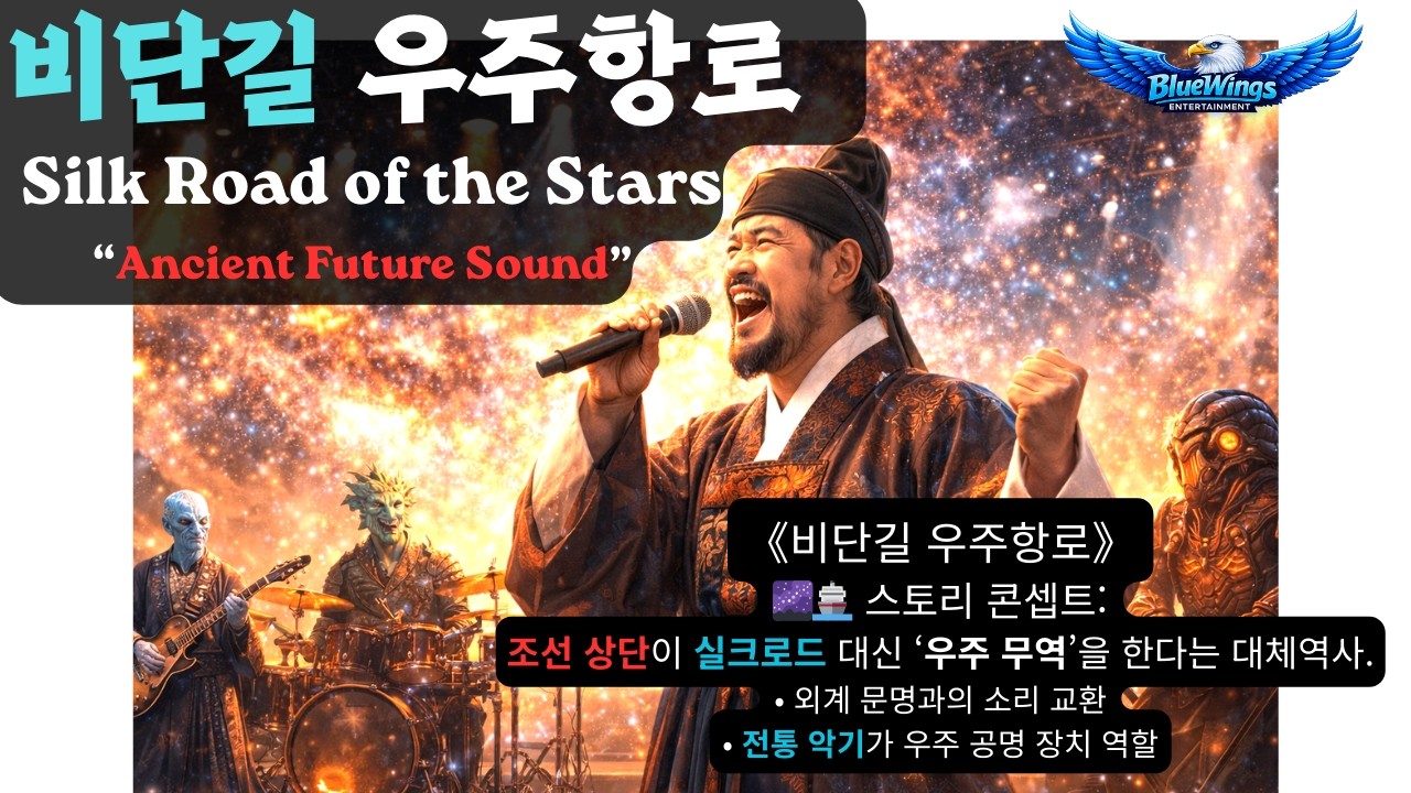 [Future:조선팝] 비단길 우주항로 - Silk Road of the Stars  “Ancient Future Sound”  #조선팝 #국악퓨전 #신민요 #BlueWings