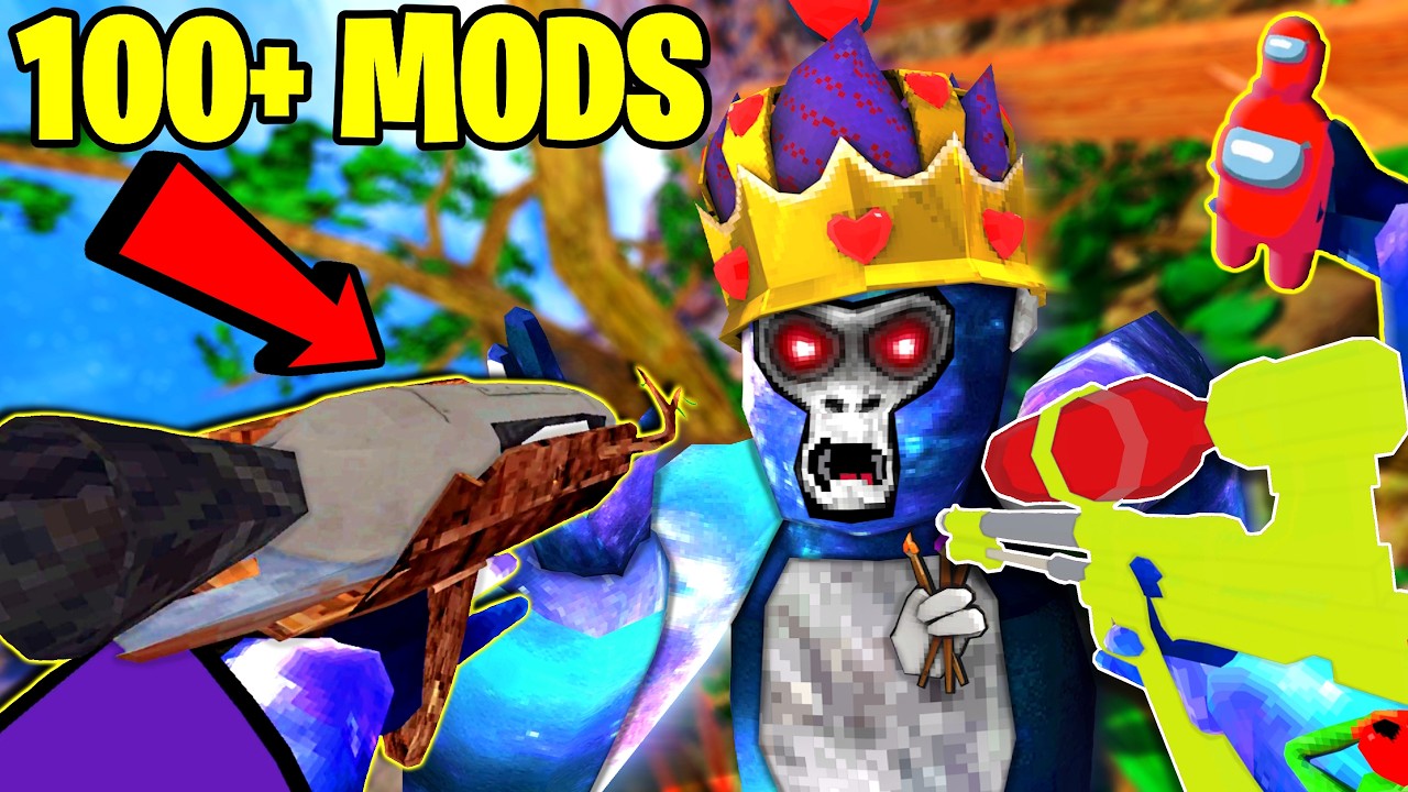 I Tried EVERY MOD for Gorilla Tag (100+ Mods Compilation)