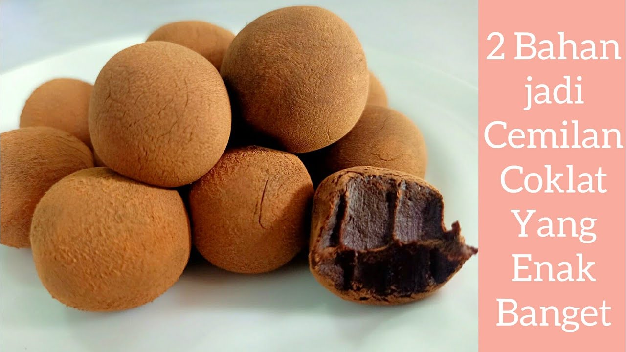 2 BAHAN JADI CEMILAN COKLAT YANG ENAK BANGET