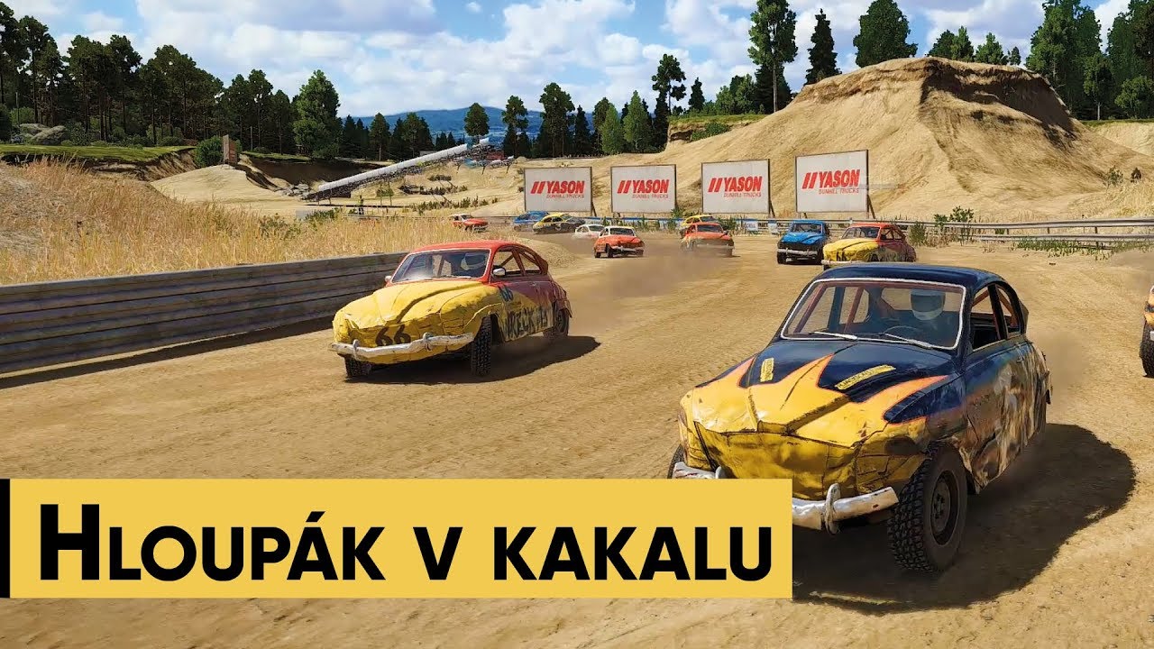 Hrajeme s Lůkem Wreckfest a máčíme hloupák v kakalu