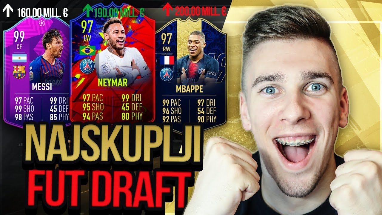 FUT DRAFT NAJSKUPLJIH IGRACA TRANSFER MARKETA !!