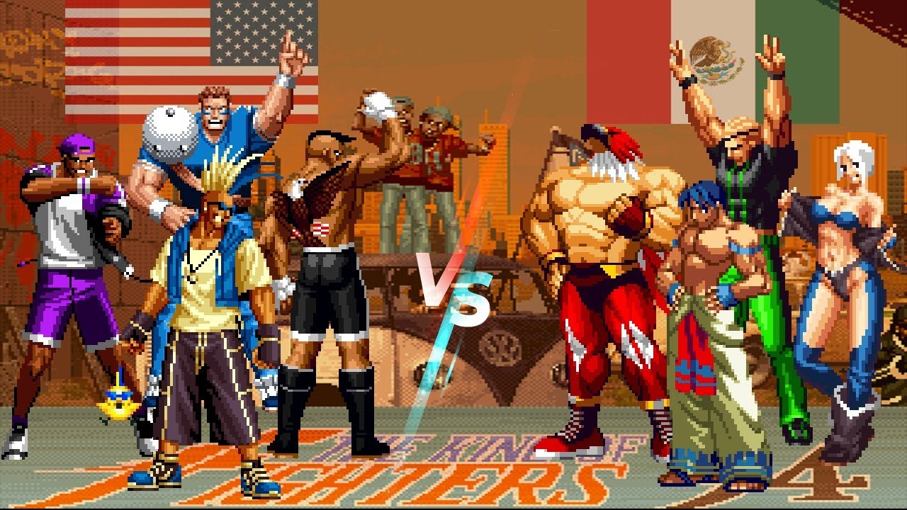 USA Sports Team vs México Team [Kof2002 Mugen]