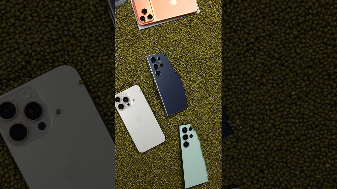 iPhone 16 Pro Max Vs Samsung S24 Ultra Green Colour Comparison