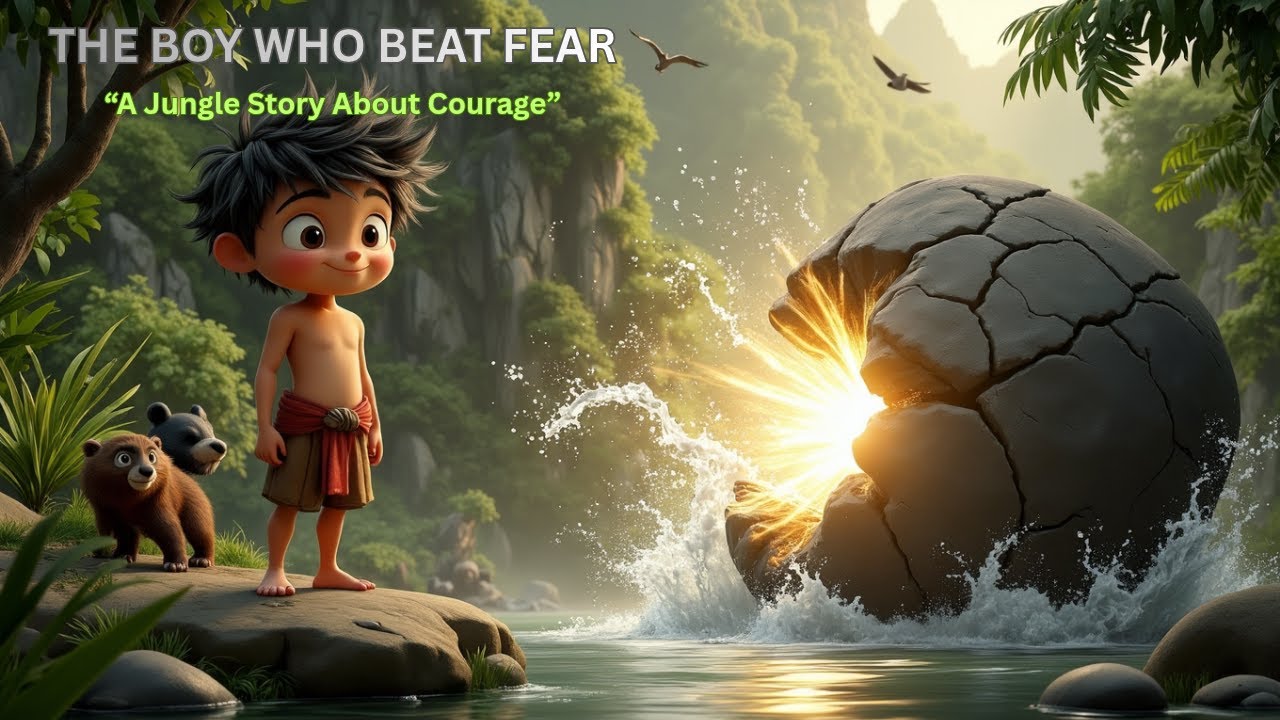 The Boy Who Beat Fear | Mongli’s Brave Jungle Adventure | Moral Story for Kids