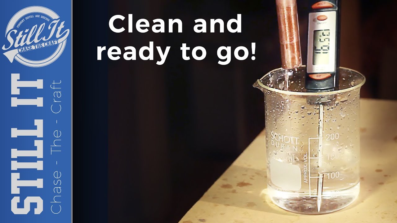 Alcohol Cleaning Run : Cleaning A New Still