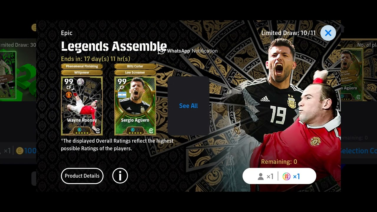 Epic : Legends Assemble Pack Opening🎁✅Free Chance Deal☠️🔥#efootball #efootball2024 