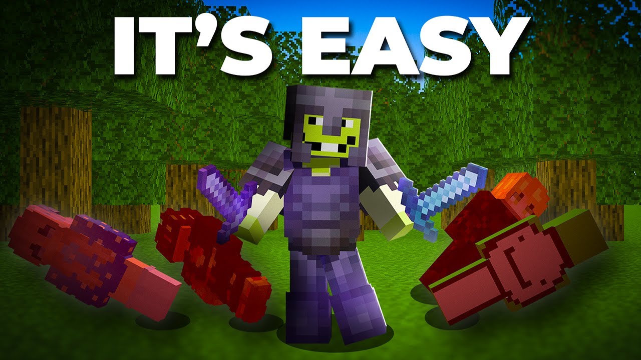 Becoming good at Minecraft PVP isn't THAT hard!