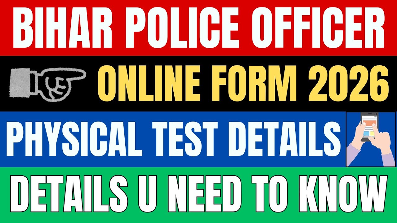 Bihar Police Sub Inspector Prohibition Online Form 2026 || Naukri Gurukul 