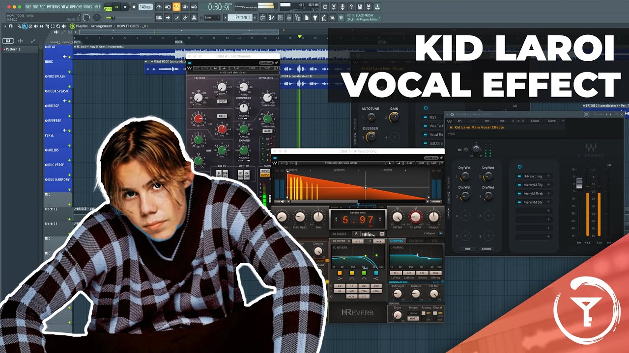 How To Sound Like KID LAROI w/ WAVES Plugins | Vocal Effect Tutorial