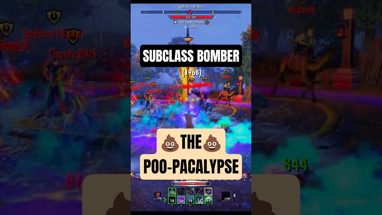 ESO Overpowered Subclass Bomber - 💩 The Poo-Pacalypse #eso #esopvp