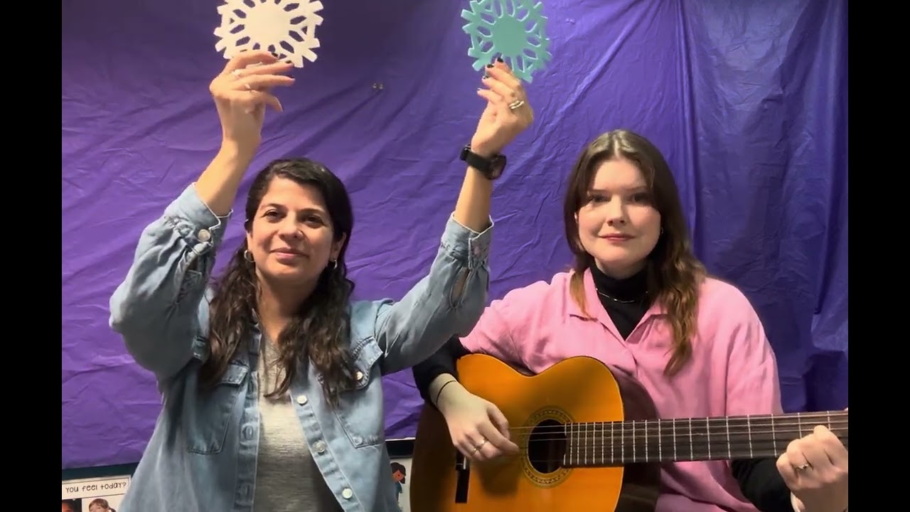 « Tombent, tombent, les petits flocons de neige »