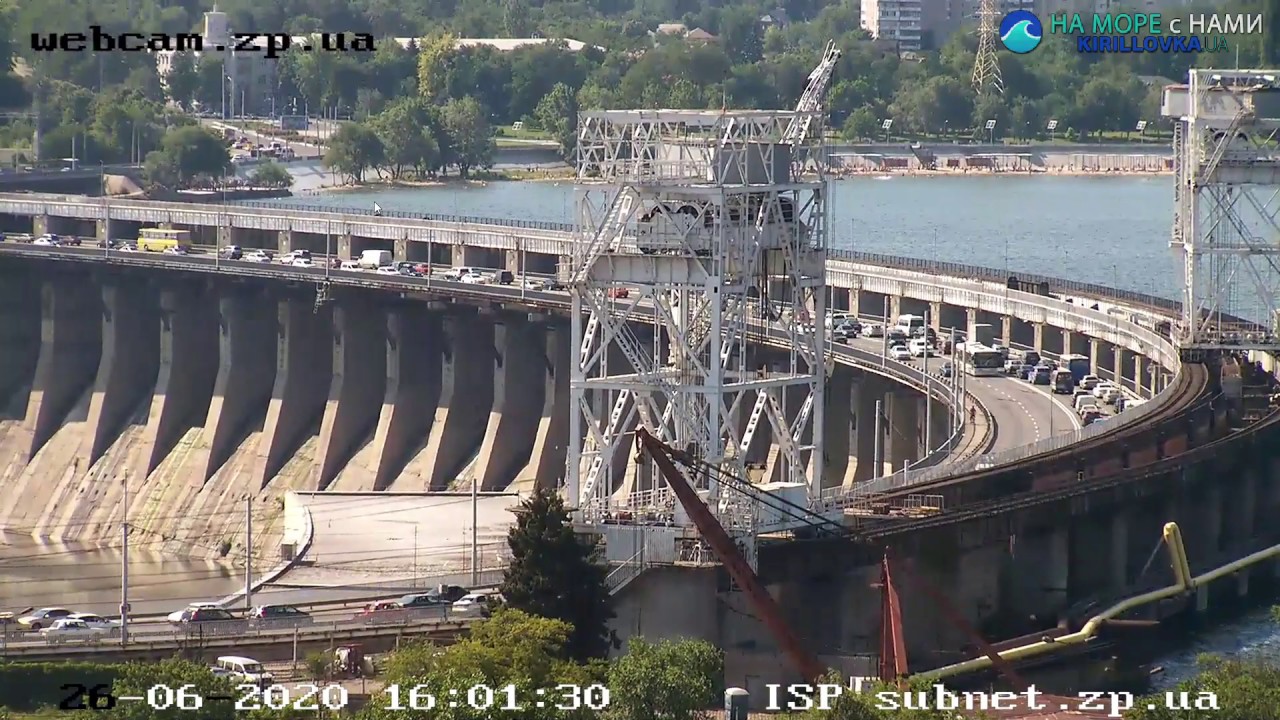 ОНЛАЙН веб камеры Запорожья  2020 06 26