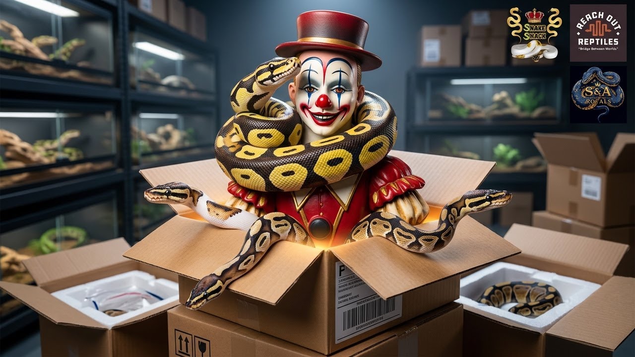 Три королевских питона, эпическая распаковка | Snake Shack