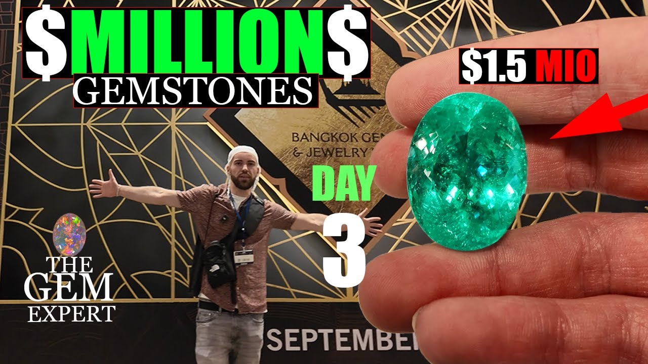 DAY 3 at the gem and jewelry show in Bangkok Thailand