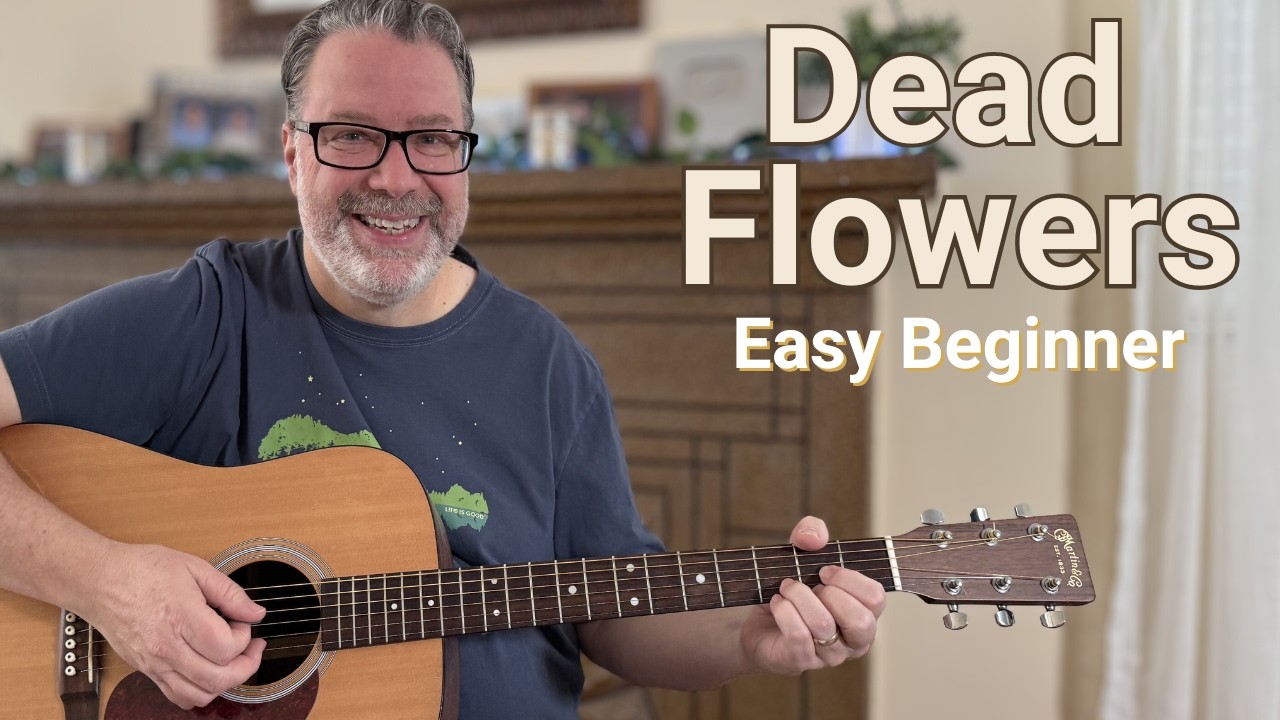 Dead Flowers – Простой урок игры на гитаре для начинающих (Rolling Stones)