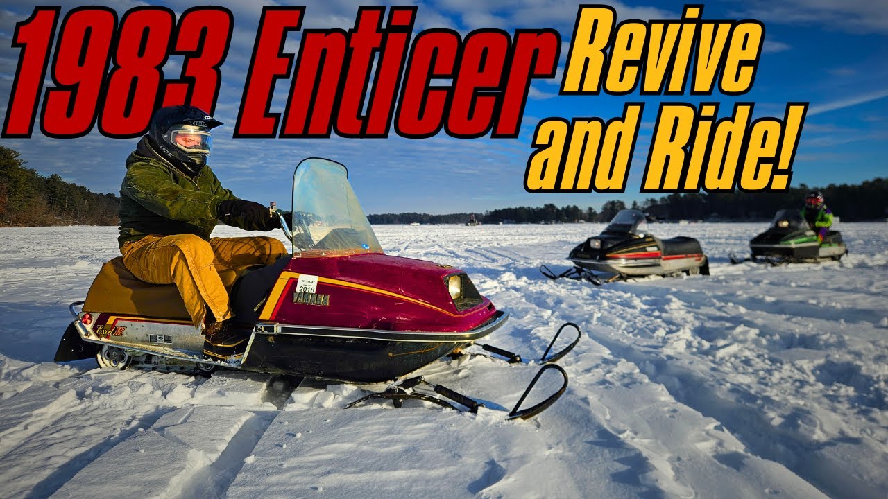 DIRT CHEAP Snowmobile REVIVAL! Will this 1983 Yamaha Enticer RUN and RIDE?