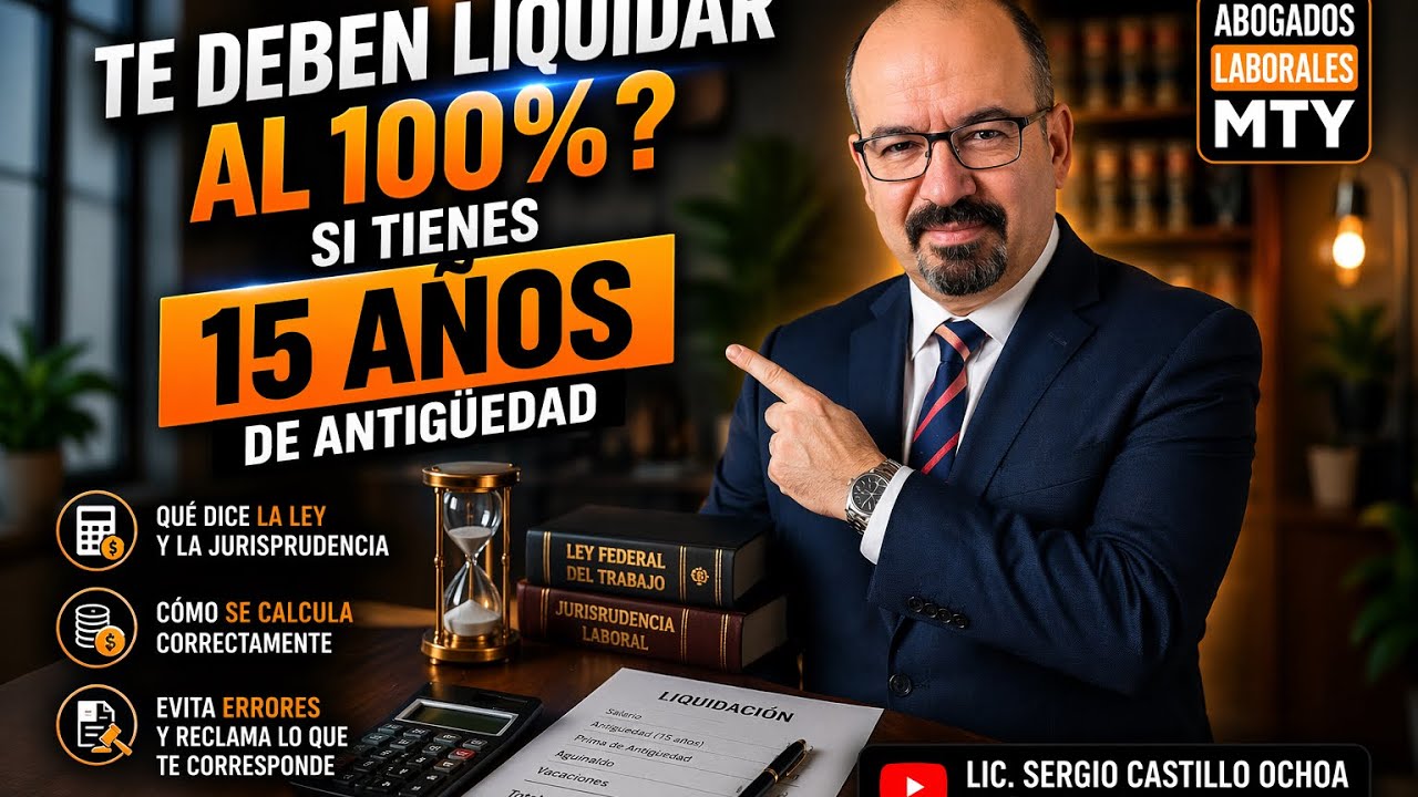 TE DEBEN LIQUIDAR AL 100% ? SI TIENES 15 AÑOS O MAS