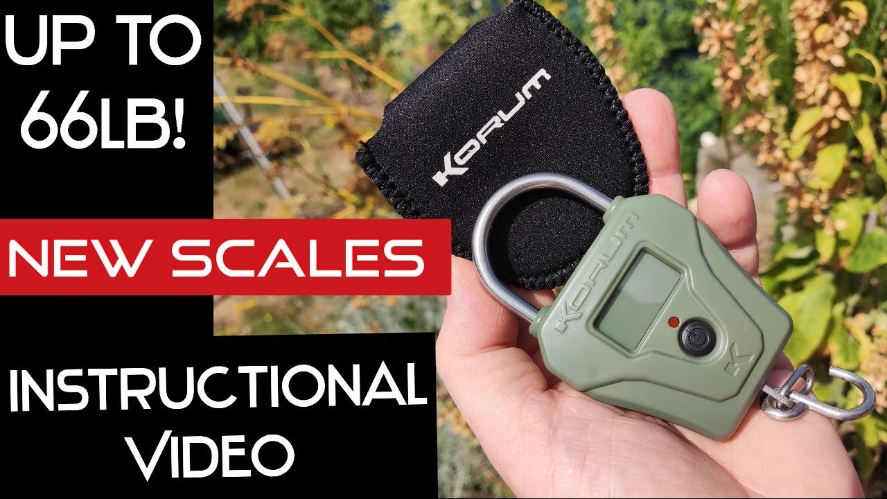 Hand Sized Korum Fishing Scales. Instructional Video @sifishes