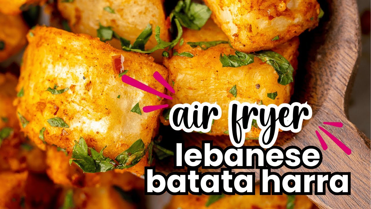 AIR FRYER RECIPE | Lebanese Batata Harra