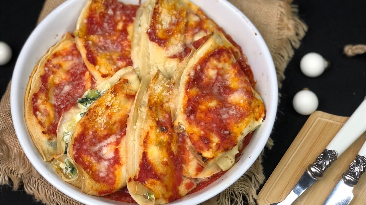 Крепелле с рикоттой и цуккини БЕЗ БЕСЧАМЕЛЛЫ 🍝 Простой рецепт