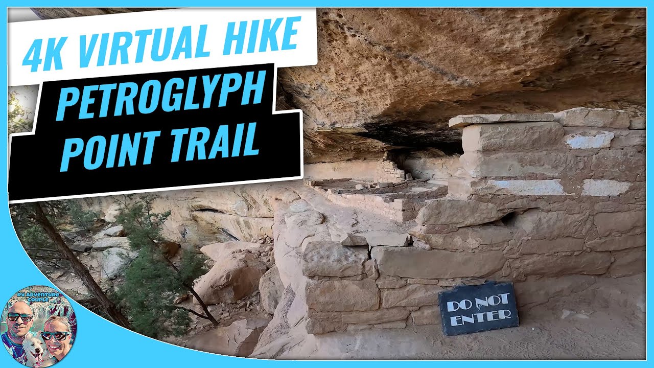 4k Virtual Hike - Petroglyph Point Trail | Mesa Verde National Park - Virtual HIke