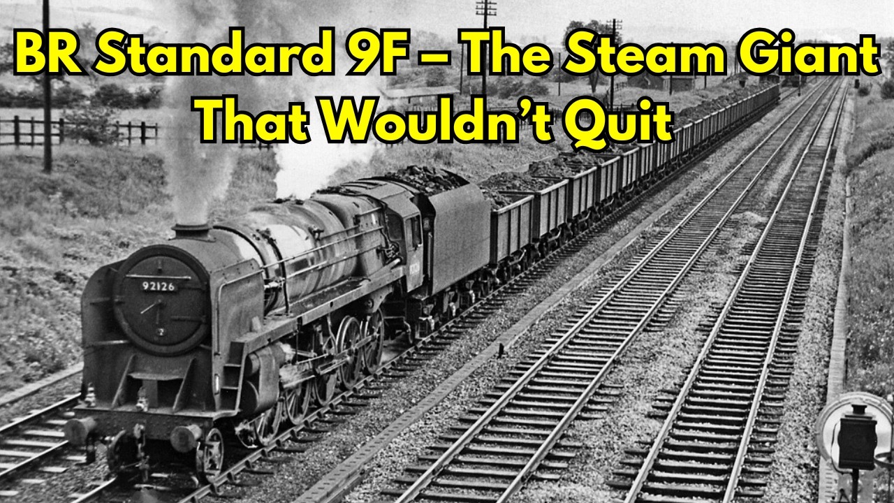 Паровоз BR Standard 9F – Паровой гигант, который не сдаётся #9f #brstandardclass9f #railway #fyp