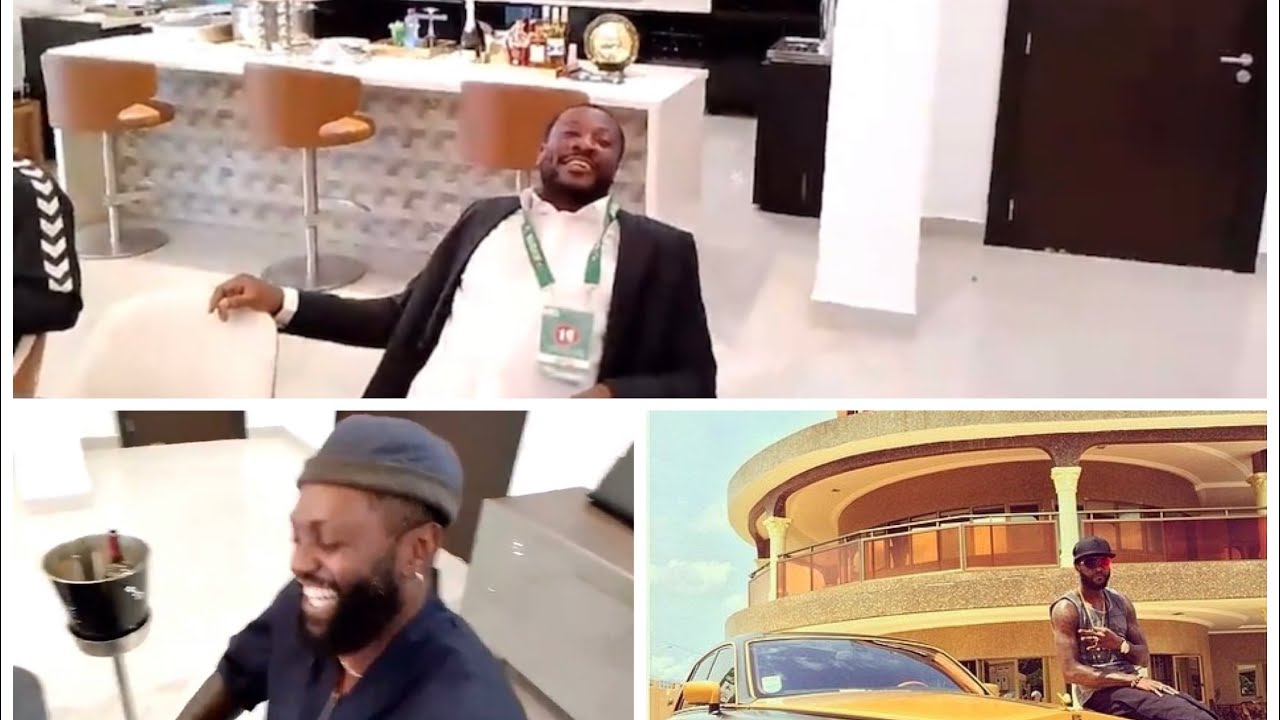 Adebayor Invites Asamoah Gyan To His Mansion In Togo, Gyan Shockèd Says “I’m In A Palace”