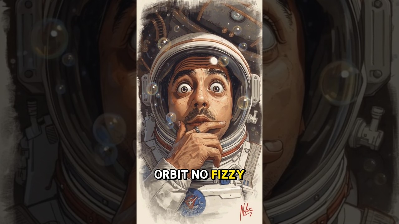 You Can&rsquo;t Burp in Space! 😆🚀 #BrainBites #SpaceFacts #Shorts #shortviral