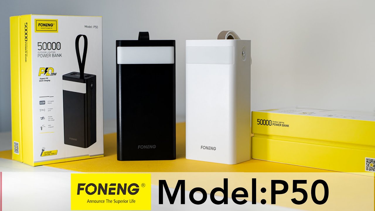 Foneng P50 I 50,000mah Power Bank