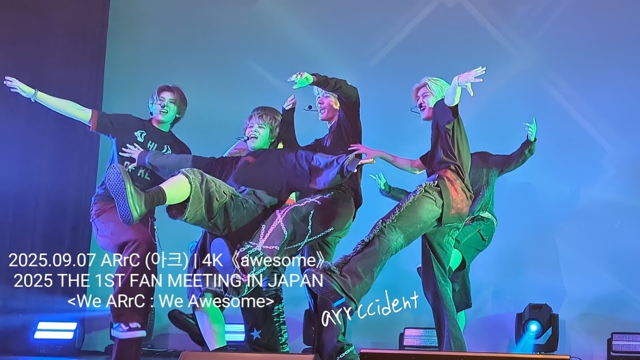 250907 ARrC (아크) | 4K 《awesome》@ THE 1ST FAN MEETING IN JAPAN 2025