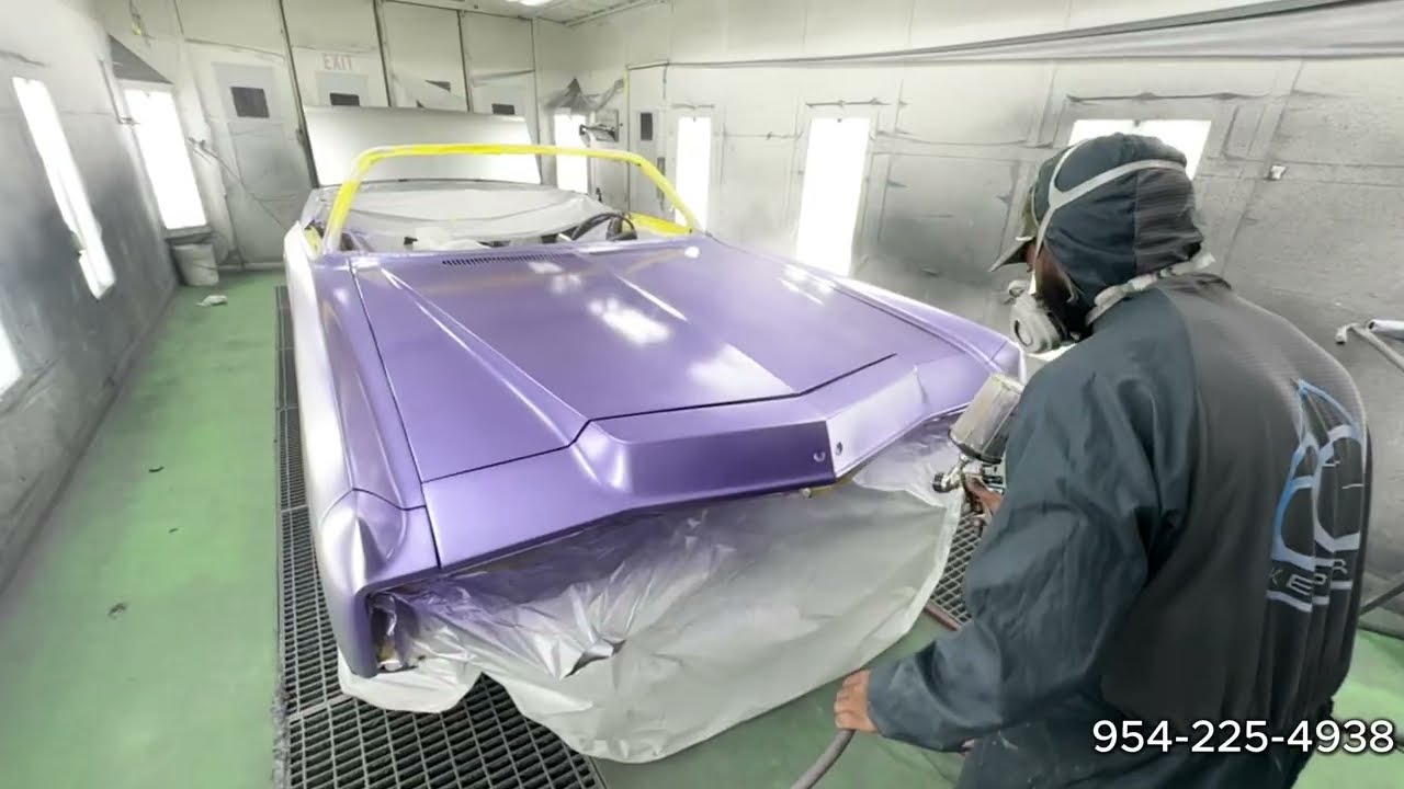 Full Process WET Candy Purple Paintjob on my Clients Chevy Vert