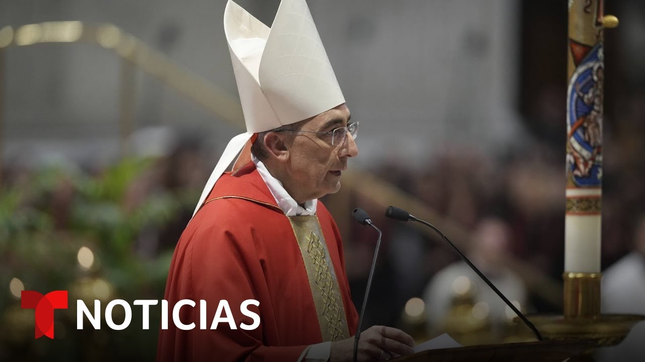 Un cardenal le lanza una advertencia a sus colegas antes del cónclave | Noticias Telemundo