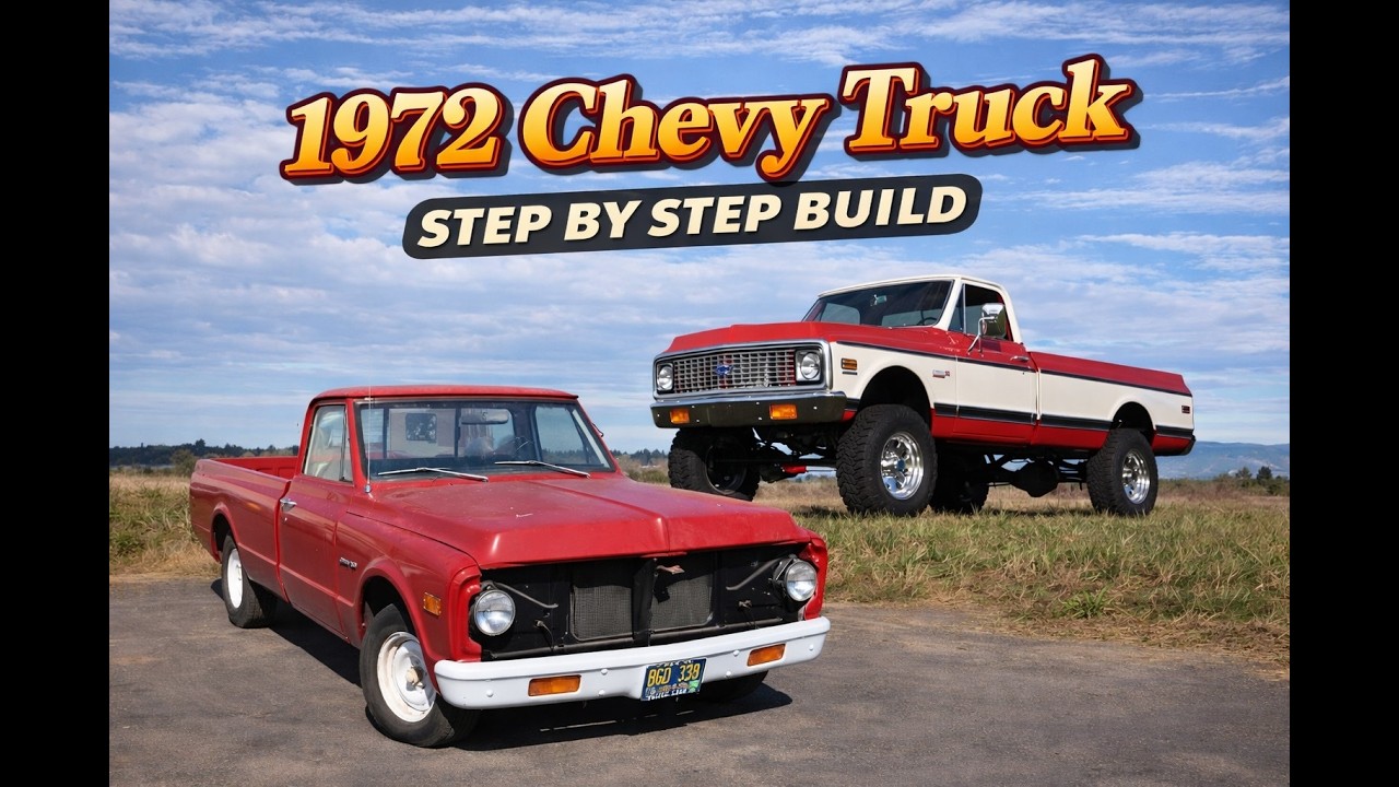 1972 Chevy truck restoration Step by step build of Super Cheyenne 4x4 with LSA engine by MetalWorks